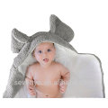 Enveloppe douce supplémentaire en capuche éléphant gris serviette bébé bambou serviette hypoallergénique pour les nourrissons nouveau-nés nourrissons enfants garçons et filles,